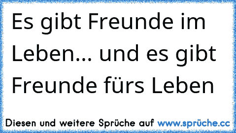 Es gibt Freunde im Leben... und es gibt Freunde für´s Leben  ღ