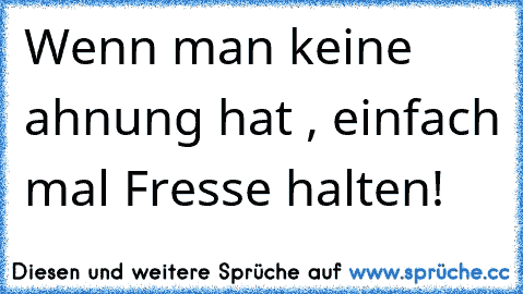 Wenn man keine ahnung hat , einfach mal Fresse halten!